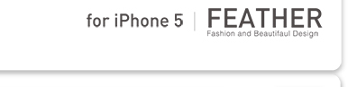 CCASE for iPhone5 Feather fashion and beautiful design